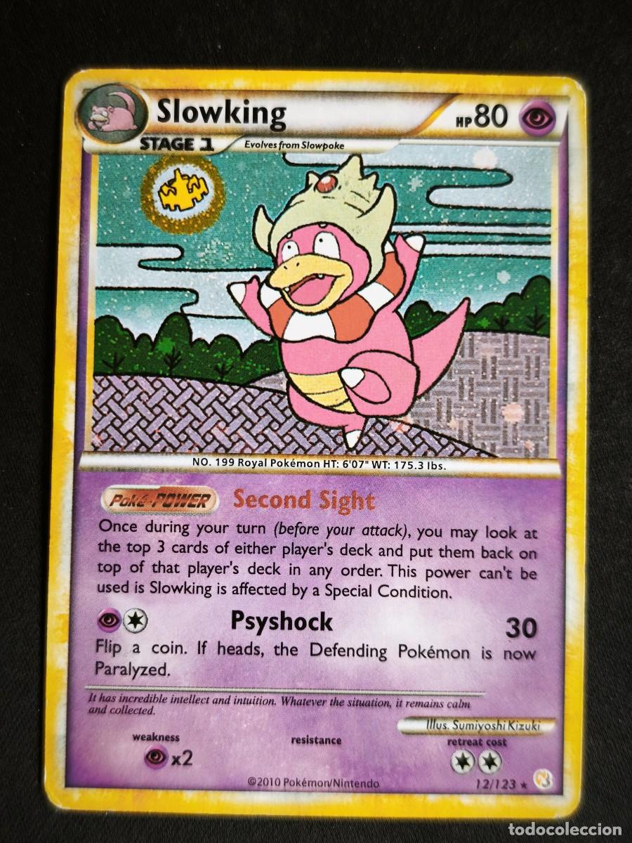 Trading cards: Cromo-carta-Trading Card Pokemon Slowking estado muy bueno
