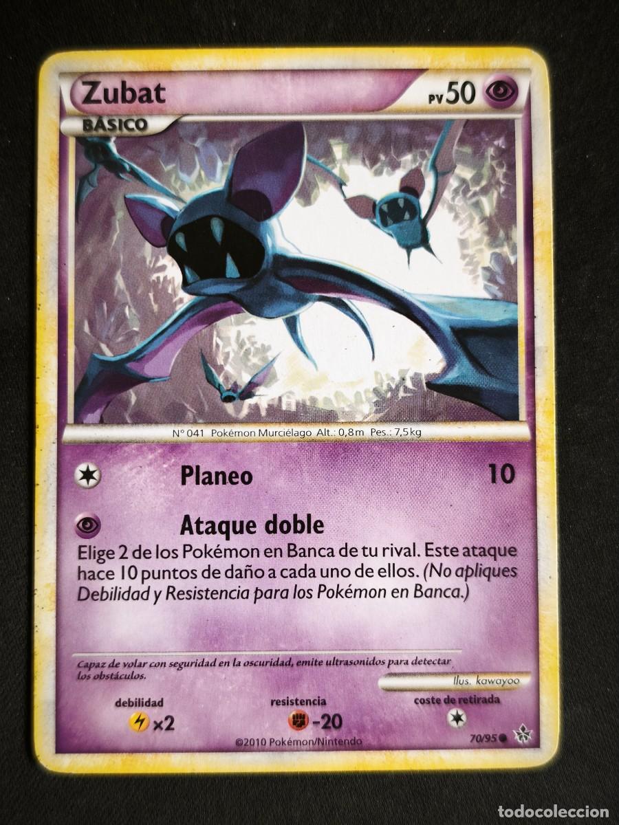 Trading cards: Cromo-carta-Trading Card Pokemon Zubat estado muy bueno