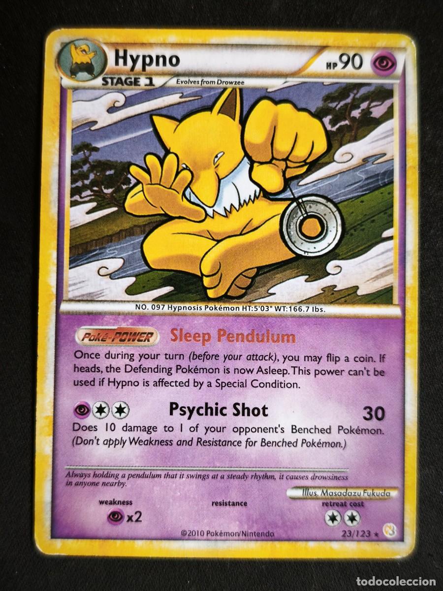 Trading cards: Cromo-carta-Trading Card Pokemon Hypno estado muy bueno