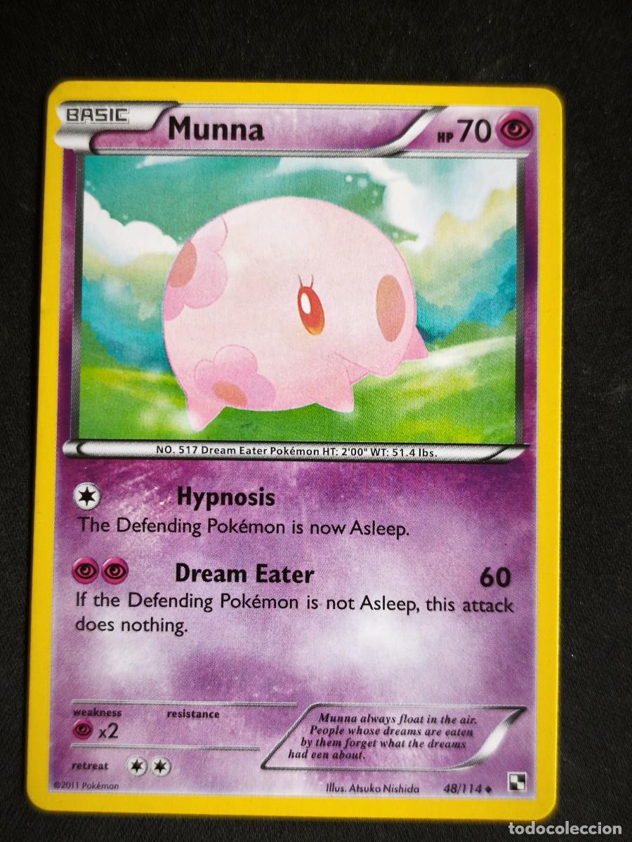 Trading cards: Cromo-carta-Trading Card Pokemon Munna estado muy bueno