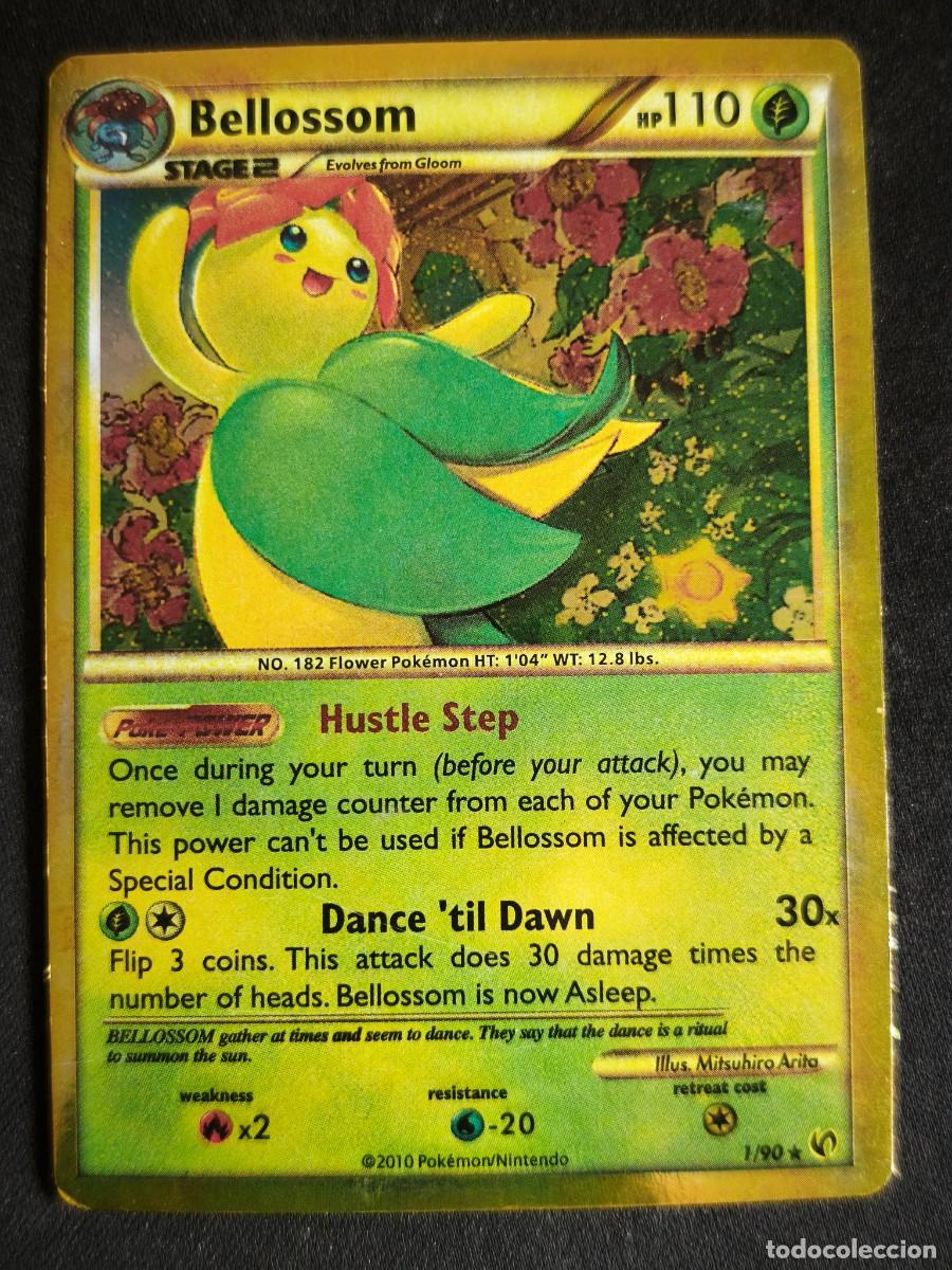 Trading cards: Cromo-carta-Trading Card Pokemon Bellossom estado muy bueno
