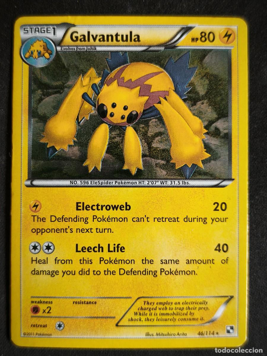 Sammelkarten: Cromo-carta-Trading Card Pokemon Galvantula estado muy bueno
