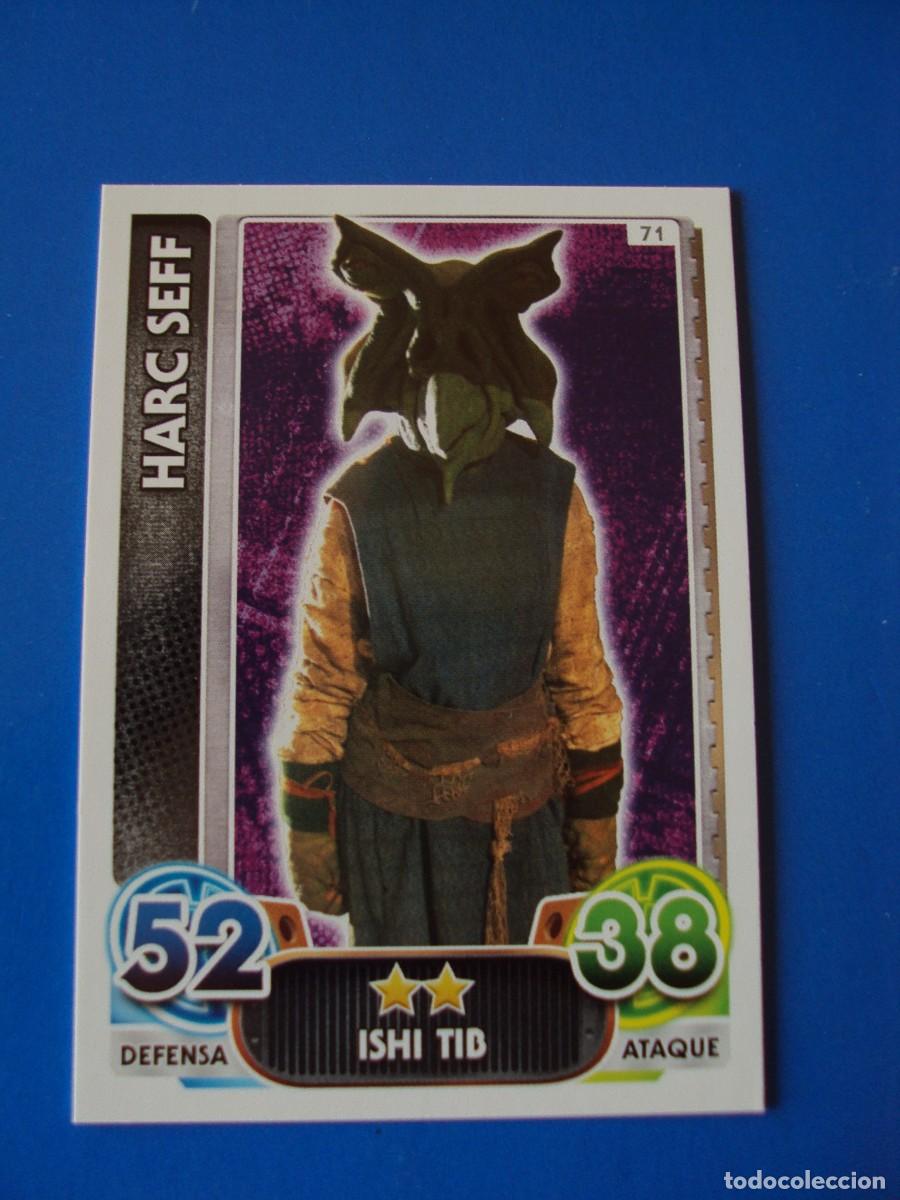 Trading cards: N&ordm; 71 HARC SEFF STAR WARS EL DESPERTAR DE LA FUERZA FORCE ATTAX AWAKENS 2015 TOPPS CROMO NUEVO