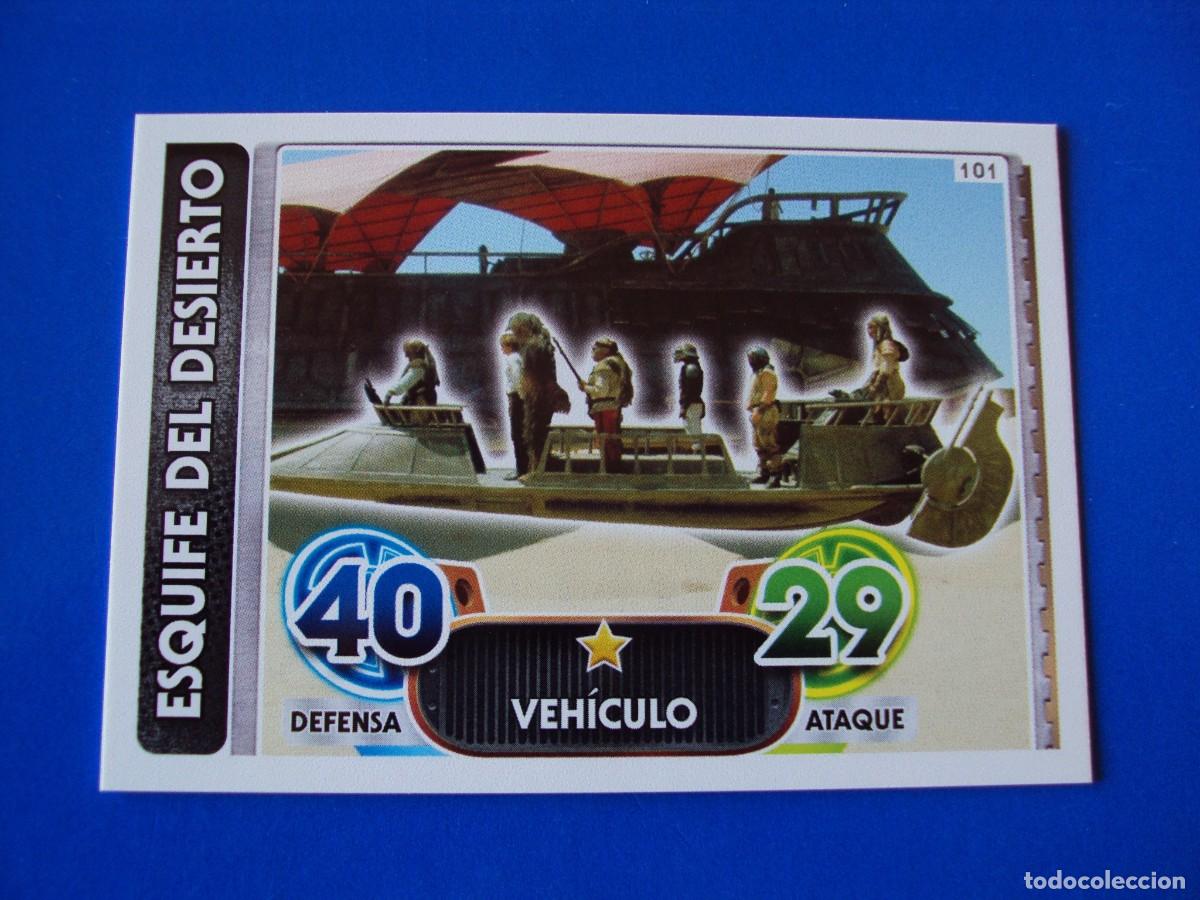 Trading cards: N&ordm; 101 ESQUIFE STAR WARS EL DESPERTAR DE LA FUERZA FORCE ATTAX AWAKENS 2015 TOPPS CROMO NUEVO