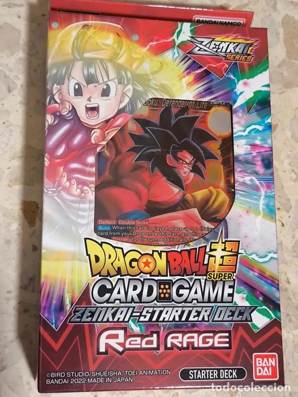 Trading cards: Dragon ball super starter deck sd17 red rage english ver. nuevo