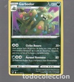 Trading cards: CROMO DE POK&Eacute;MON DE FASE 1 GARBODOR PS 120 D 111/185 - N&ordm;569