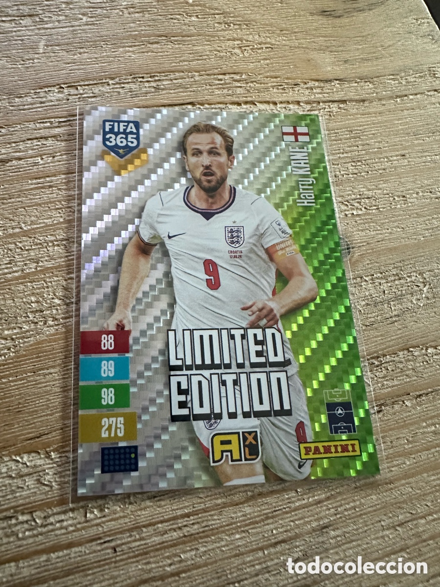 Trading cards: HARRY KANE INGLATERRA LIMITED EDITION FIFA 365 2027 PANINI ADRENALYN XL
