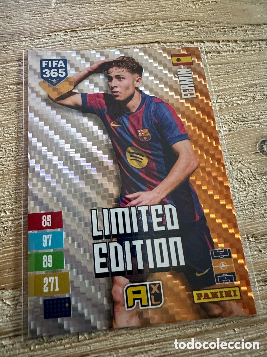 Trading cards: FERMIN FC BARCELONA LIMITED EDITION FIFA 365 2027 PANINI ADRENALYN XL