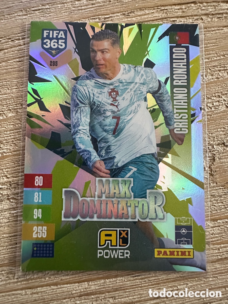 Trading cards: CRISTIANO RONALDO PORTUGAL MAX DOMINATOR 295 FIFA 365 2027 PANINI ADRENALYN XL