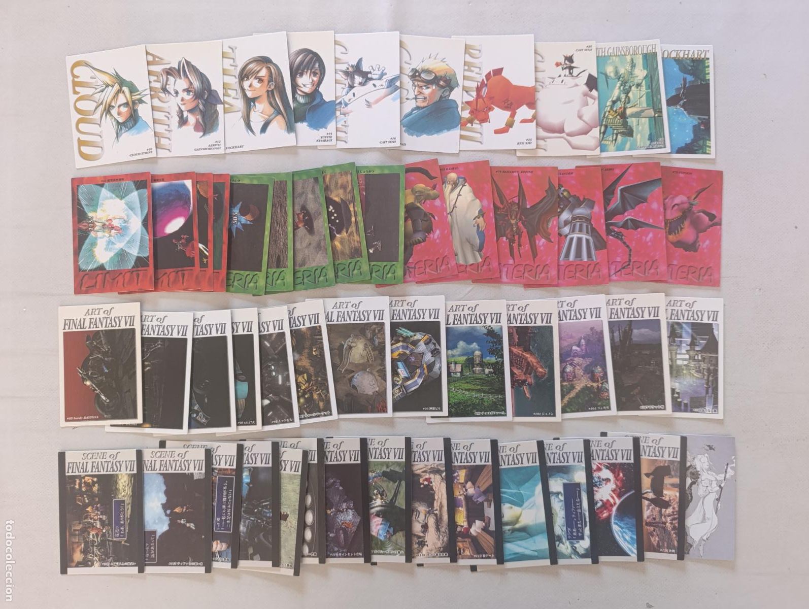 Trading cards: LOTE 53 CARDDASS MASTERS FINAL FANTASY VII - BANDAI - 1997 - CARD / JAPON (E7Cw)