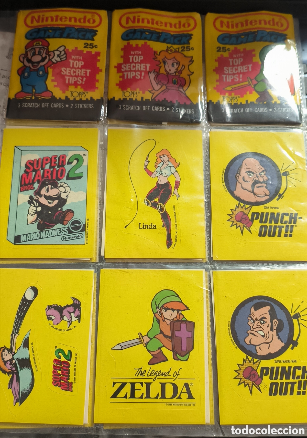Trading cards: COLECCION COMPLETA DE 33 CROMOS NINTENDO CON TRUCOS NINTENDO MARIO BROSS 1989