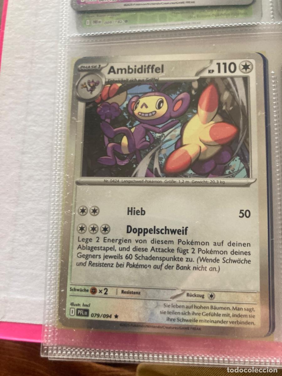 Trading cards: Pokemon Reverse Holo deutsch Fatale Flammen 2025 Ambidiffel 079/094