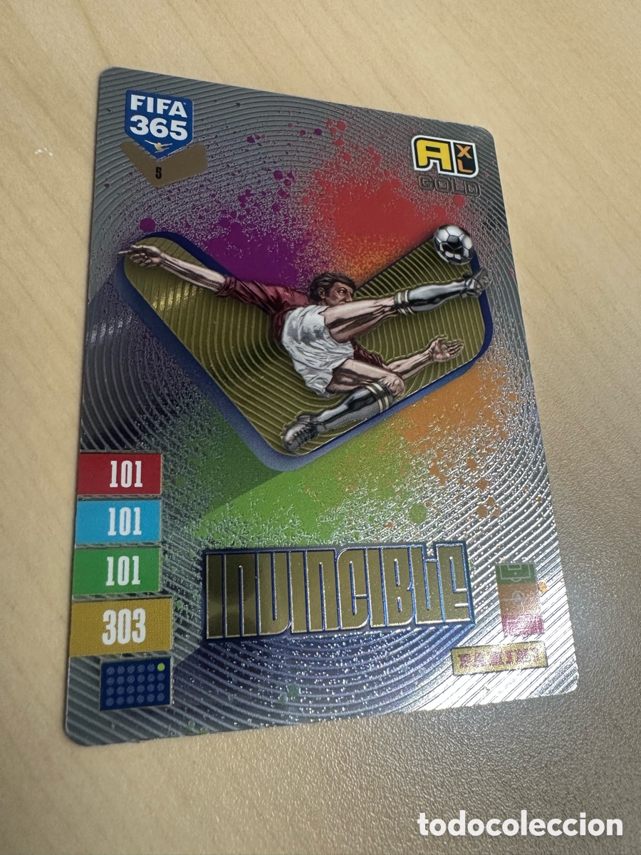 Cartes &agrave; &Eacute;changer: INVINCIBLE 5 GOLDEN FIFA 365 2027 PANINI ADRENALYN XL