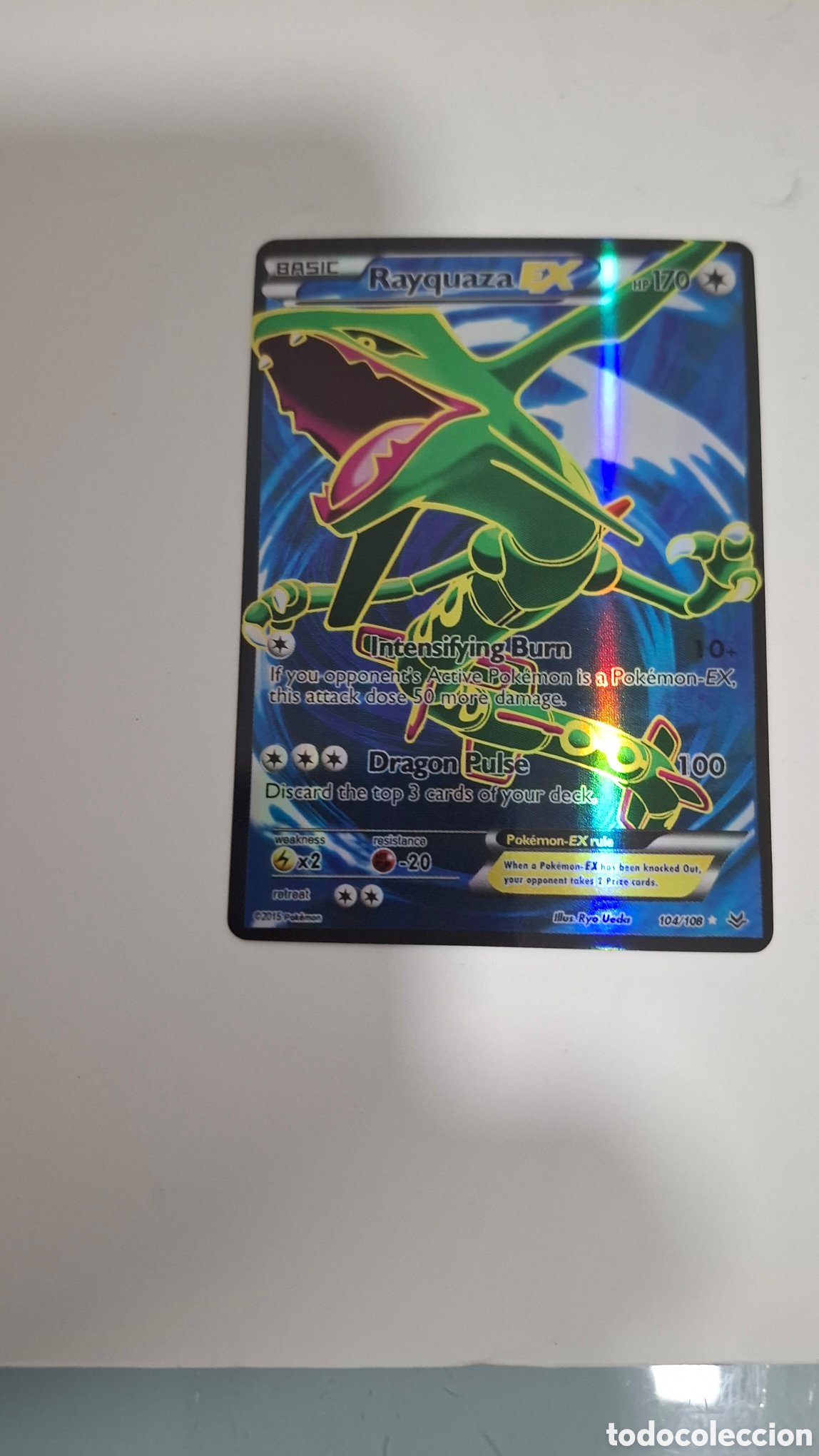 Trading cards: CARTA POKEMON CARD RAYQUAZA EX