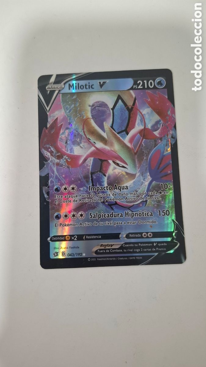 Trading cards: CARTA POKEMON CARD MILOTIC V