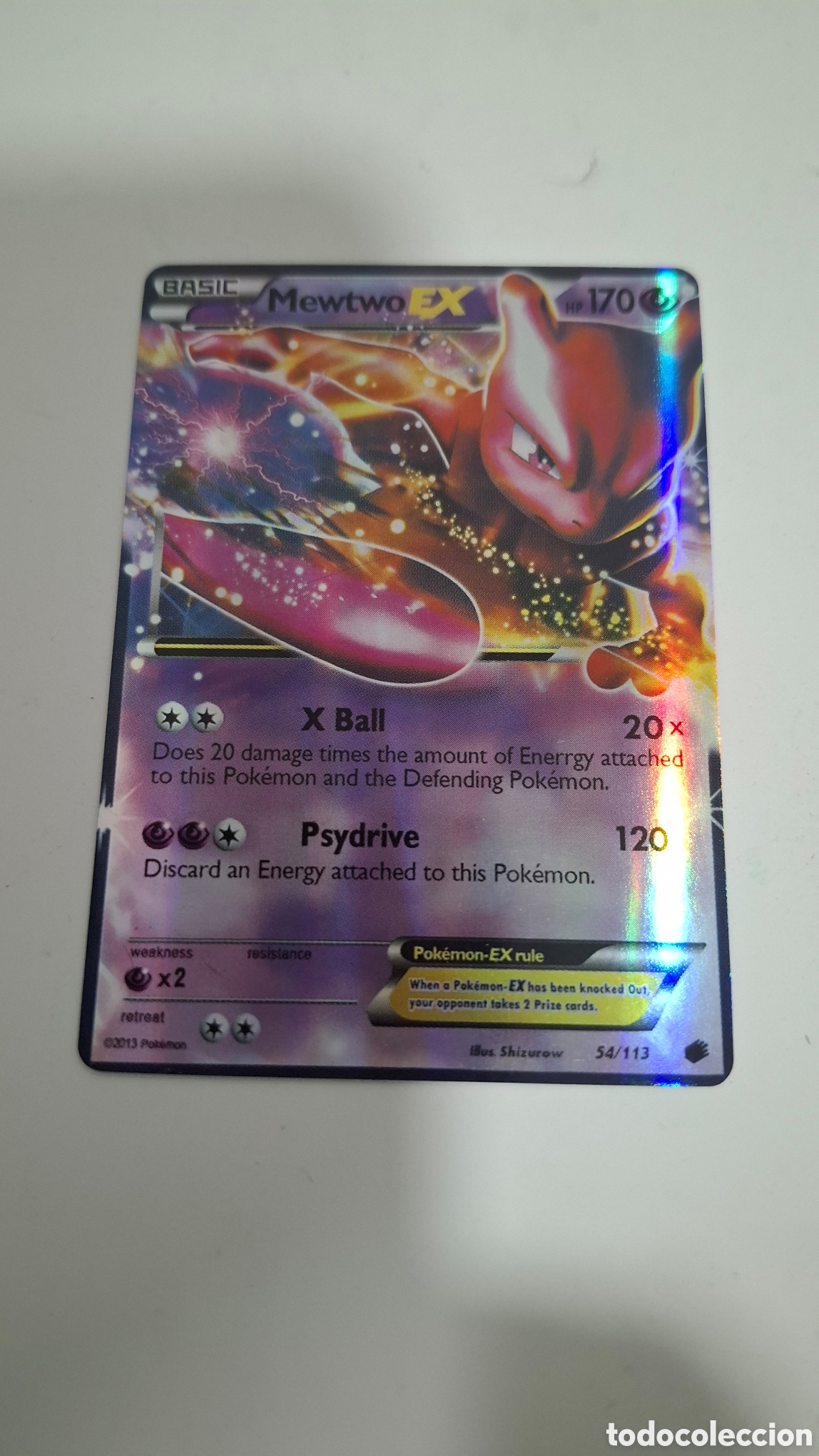 Trading cards: CARTA POKEMON CARD MEWTWO EX