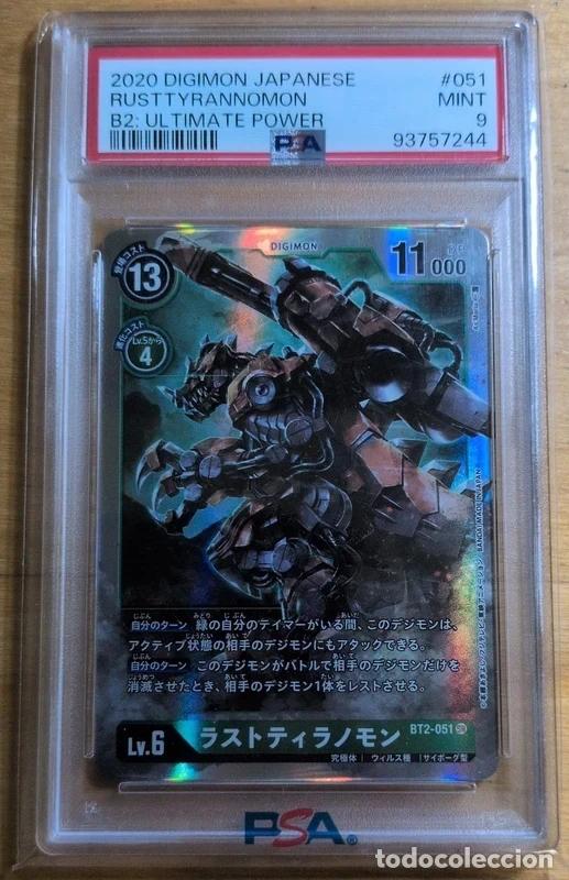 Trading cards: PSA 9 RustTyrannomon Release Special Booster v1.0 Digimon Japanese POP 2