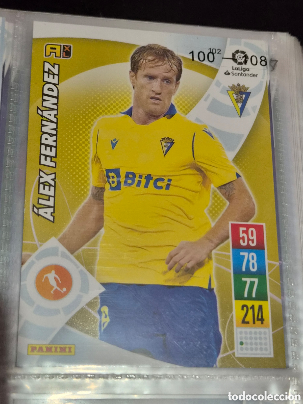 Trading cards: 102 - ALEX FERN&Aacute;NDEZ, C&Aacute;DIZ ADRENALYN 2021-2022