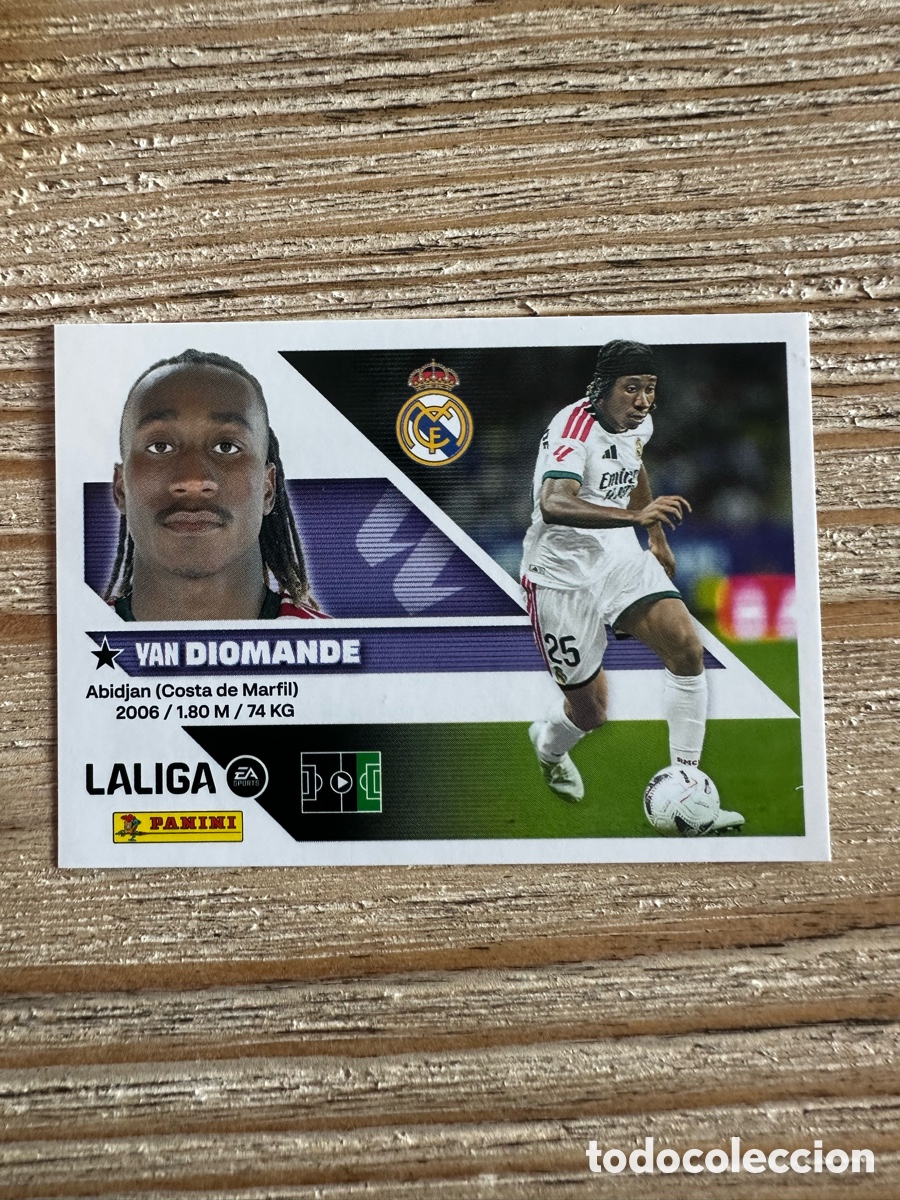 Trading cards: DIOMANDE REAL MADRID FICHAJE 39 3&ordf; EDICION LIGA ESTE 2026-27 26 27 PANINI