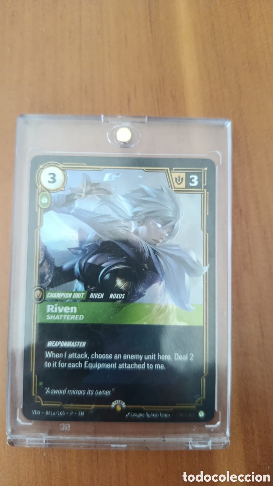 Trading cards: ​Carta Riven, Shattered - League of Legends TCG (VEN 041a/166 &middot; P &middot; EN)