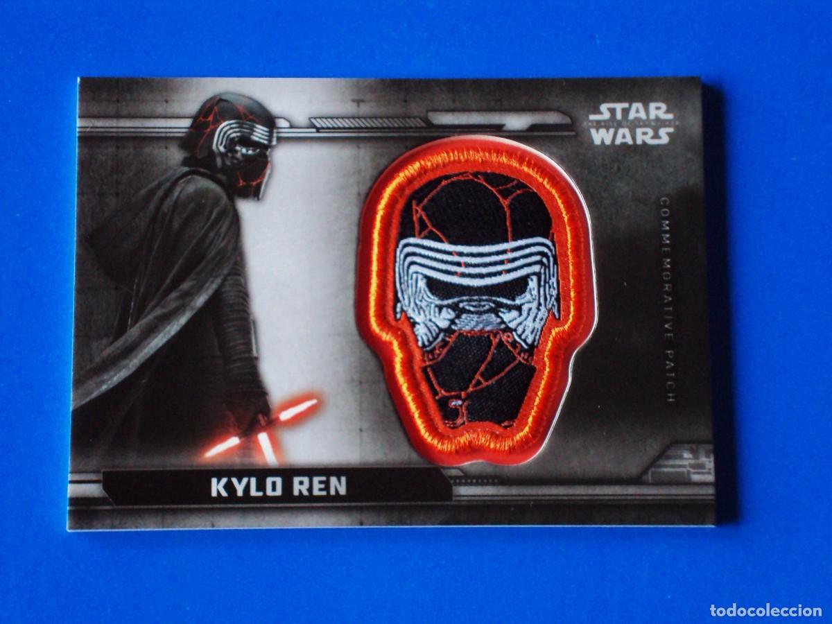 Sammelkarten: KYLO REN EDICI&Oacute;N LIMITADA PC-K PARCHE COMMEMORATIVE PATCH CARD STAR WARS ASCENSO SKYWALKER TOPPS