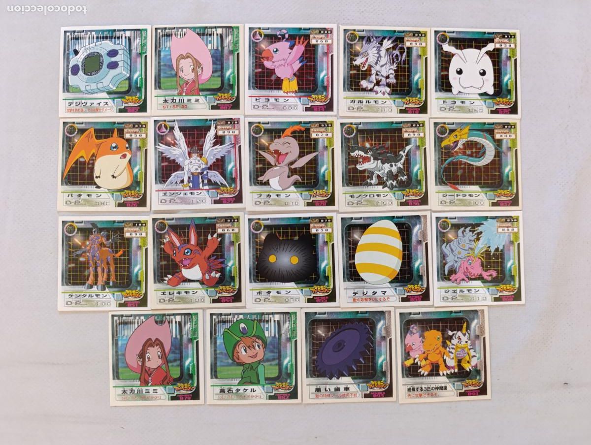 Trading cards: LOTE DIGIMON STICKER AMADA - 19 STICKERS - SIN REPETIDOS - SEAL JAPON - DIGITAL MONSTER (F7D)