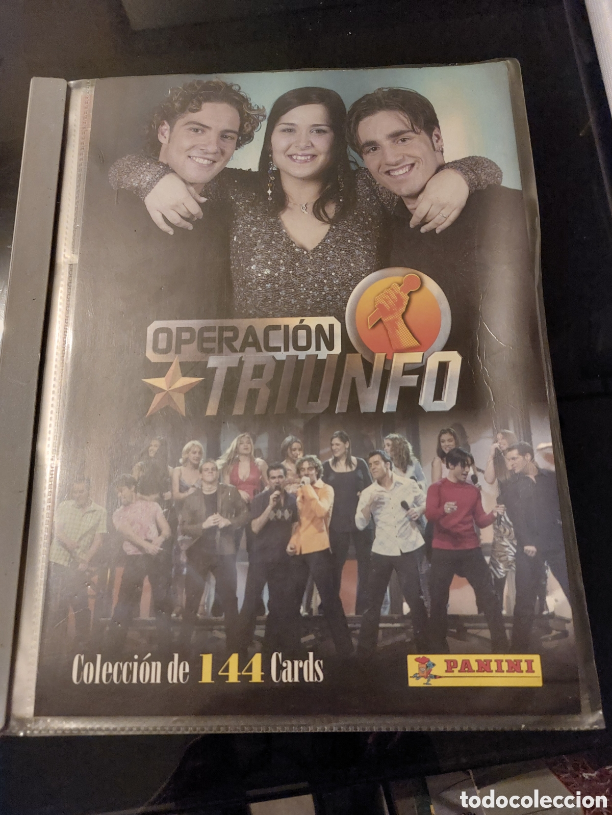 Trading cards: Albums de 144 cards de Operaci&oacute;n Triunfo completo