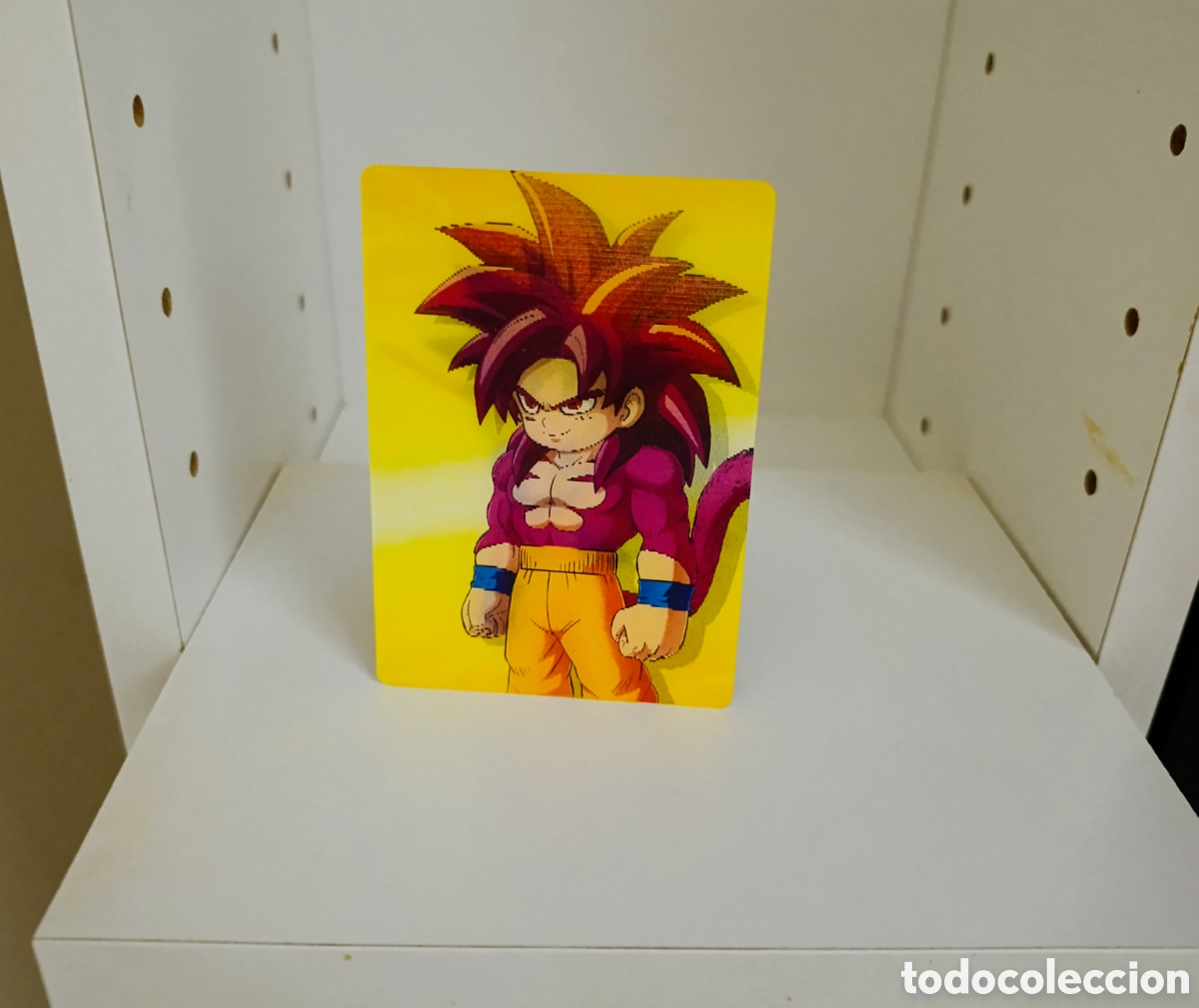 Trading cards: carta lenticular n&ordm; 200 de Goku Mini Super Saiyan 4