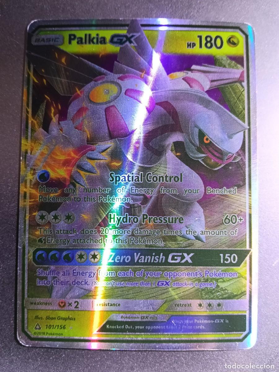 Trading cards: CROMO PALKIA 101/156 SPATIAL CONTROL HYDRO PRESSURE BRILLANTE POKEMON 2017