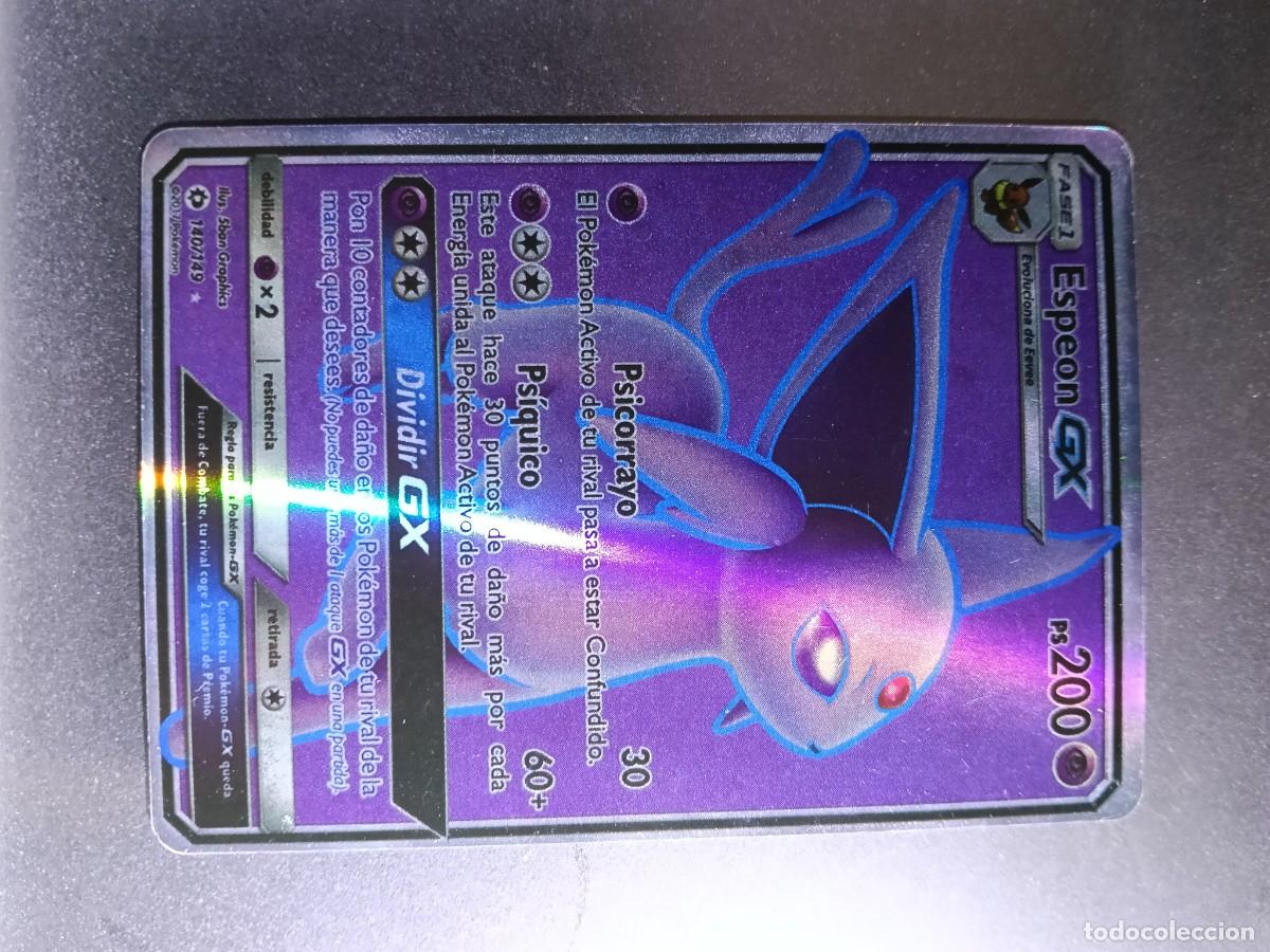 Trading cards: CROMO ESPEON 140/149 PSICORRAYO PSIQUICO BRILLANTE POKEMON 2017