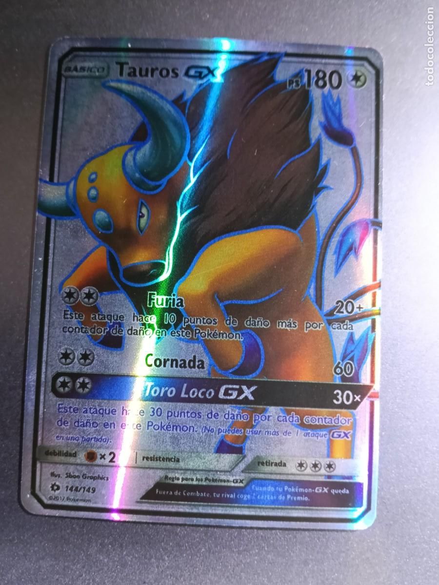 Trading cards: CROMO TAUROS 144/149 CORNADA FURIA BRILLANTE POKEMON 2017