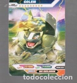 Trading cards: CROMO DE POK&Eacute;MON DE HP GOLEM PEM 050- A&Ntilde;O 2022