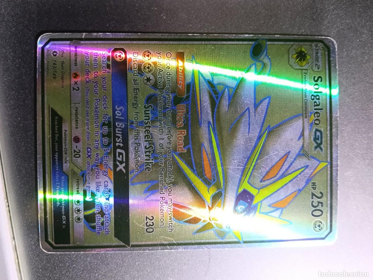 Trading cards: CROMO SOLGALEO 143/149 PSYCHIC ULTRA ROAD SUNSTEEL STRIKE BRILLANTE POKEMON 2017