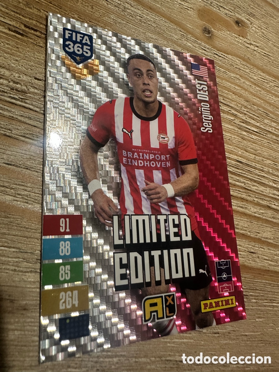 Trading cards: SERGI&Ntilde;O DEST PSV LIMITED EDITION FIFA 365 2027 PANINI ADRENALYN XL