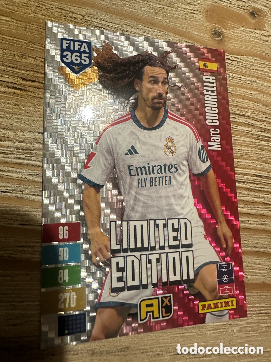 Trading cards: MARC CUCURELLA REAL MADRID LIMITED EDITION FIFA 365 2027 PANINI ADRENALYN XL