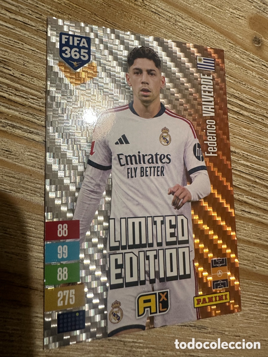 Trading cards: FEDERICO VALVERDE REAL MADRID LIMITED EDITION FIFA 365 2027 PANINI ADRENALYN XL