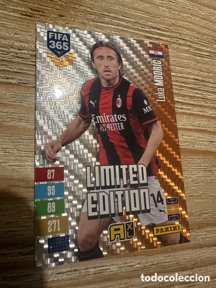 Trading cards: LUKA MODRIC MILAN LIMITED EDITION FIFA 365 2027 PANINI ADRENALYN XL