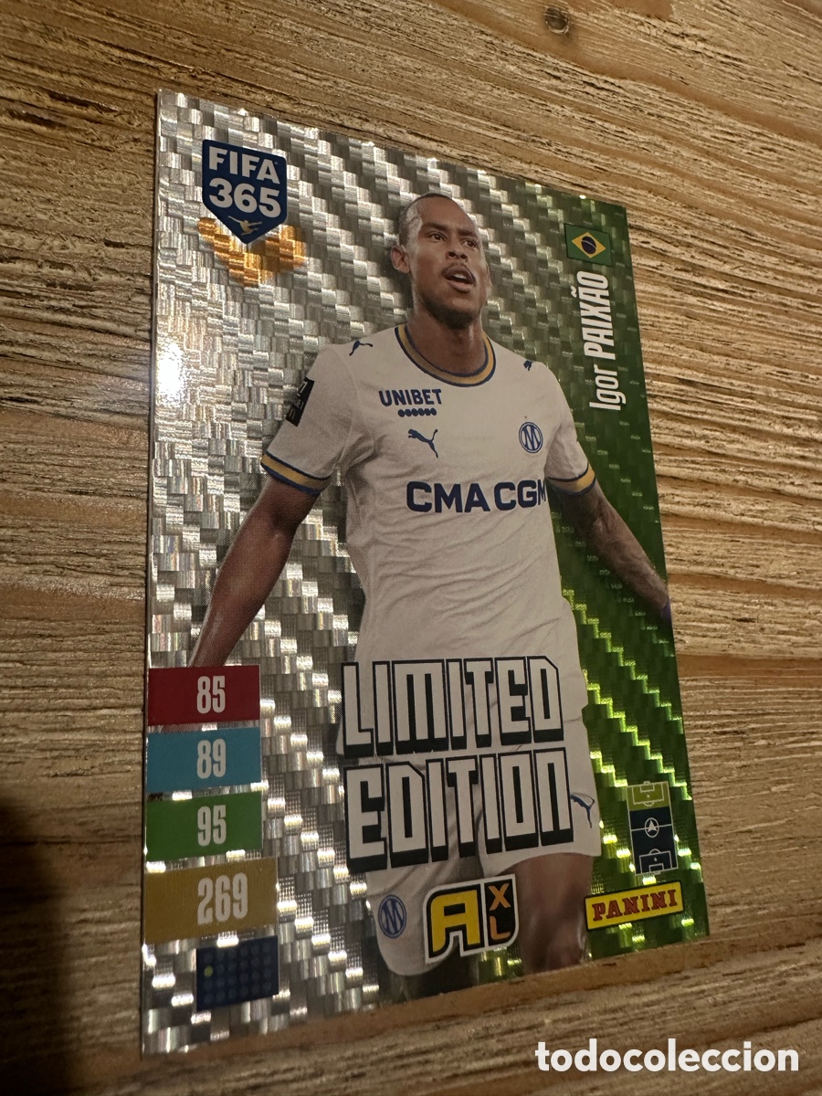 Trading cards: IGOR PAIXAO MARSELLA LIMITED EDITION FIFA 365 2027 PANINI ADRENALYN XL