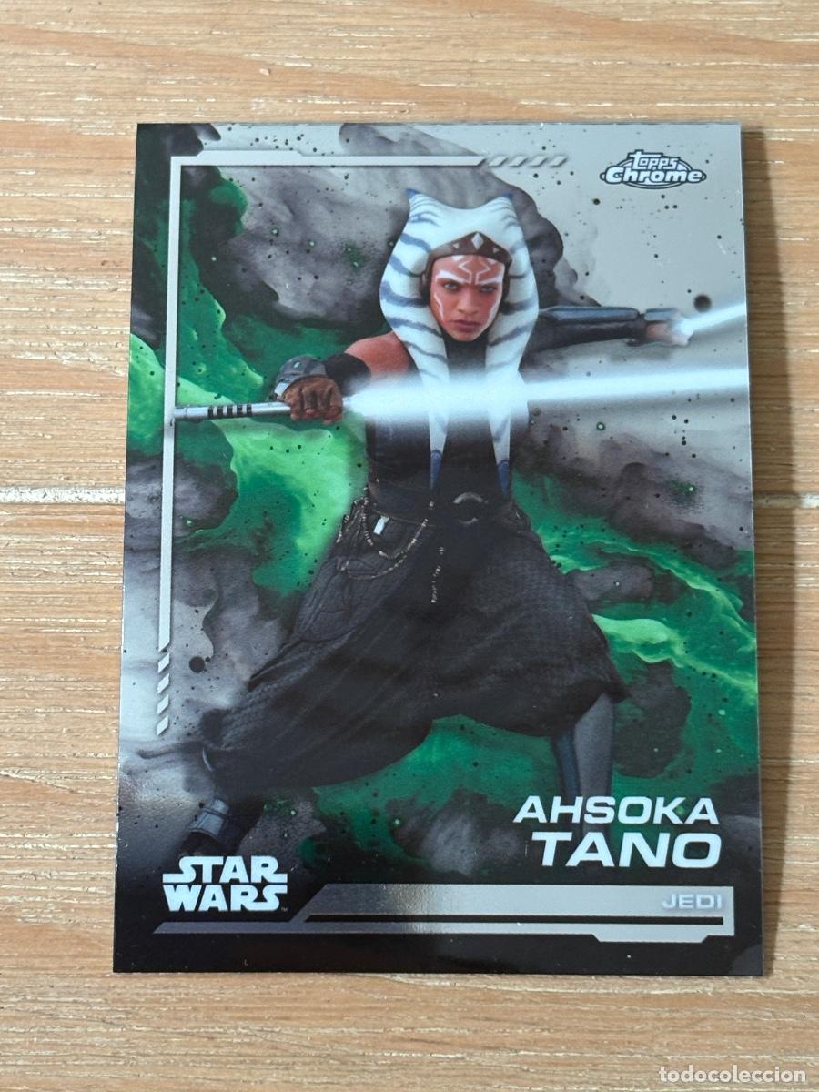 Trading cards: 44. CROMO TOPPS CHROME STAR WARS 2024 JEDI AHSOKA TANO N 1