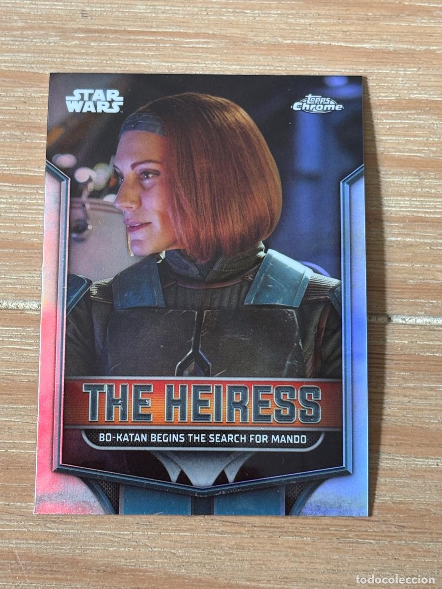 Trading cards: 44. CROMO TOPPS CHROME STAR WARS 2024 TH-9 BO-KATAN SEARCH MANDO MANDALORIAN