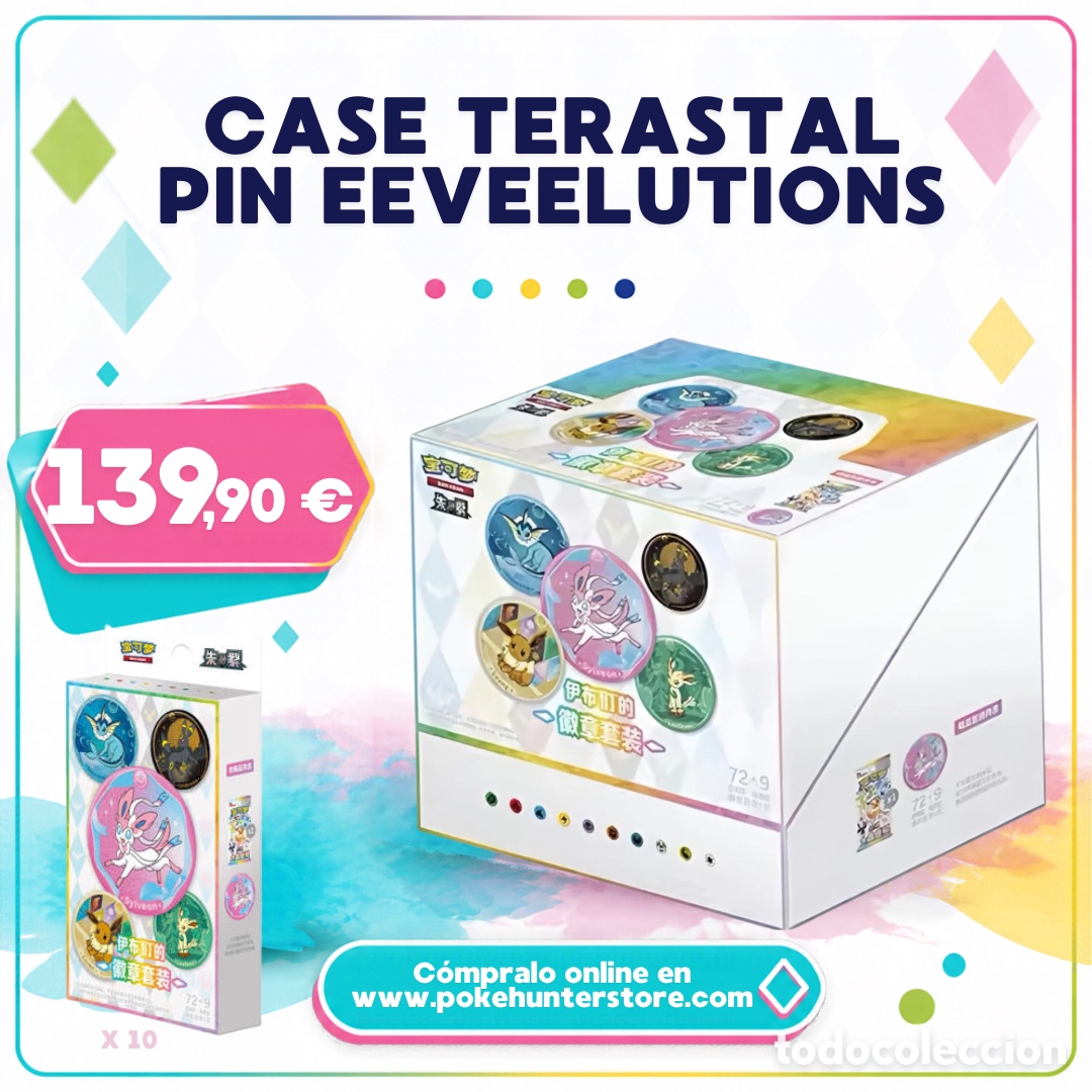 Trading cards: Case Terastal Pin Eeveelutions