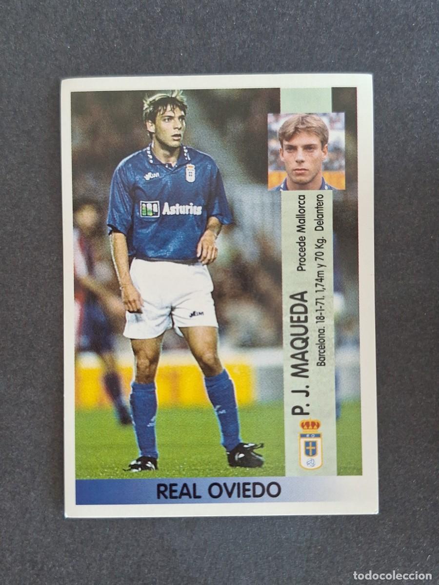 Trading cards: L2 MAQUEDA REAL OVIEDO 395 PANINI LIGA 1996 1997 96 97 NUNCA PEGADO SIN PEGAR