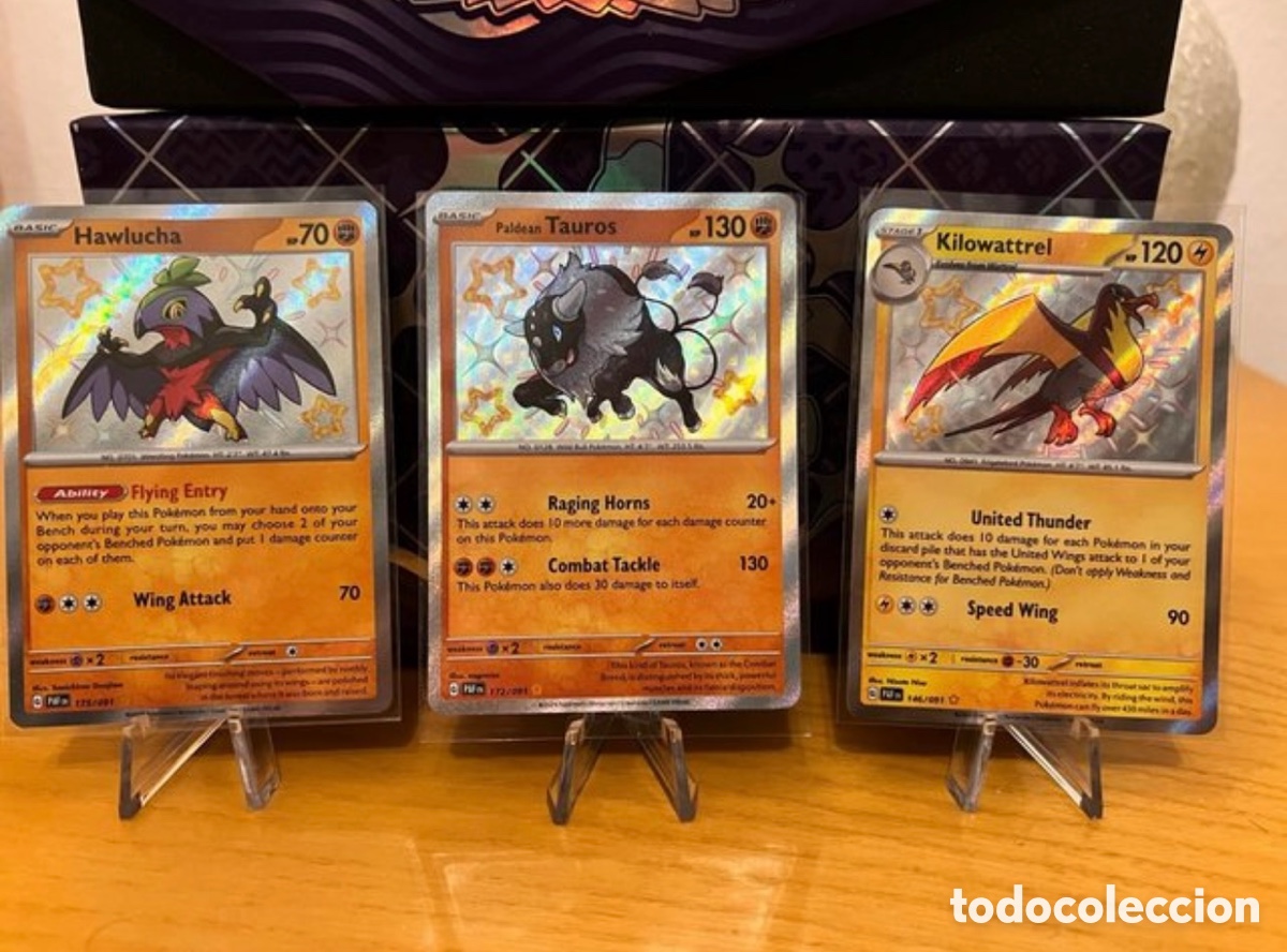 Trading cards: Lote Cartas Pokemon Paldean Fates Ingl&eacute;s