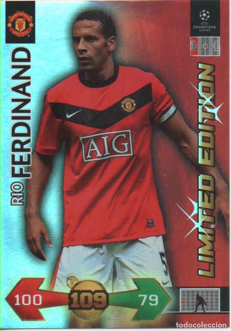 Trading cards: Rio Ferdinand (Manchester United) Limited Edition Super Strikes Champions 2009-10 Panini