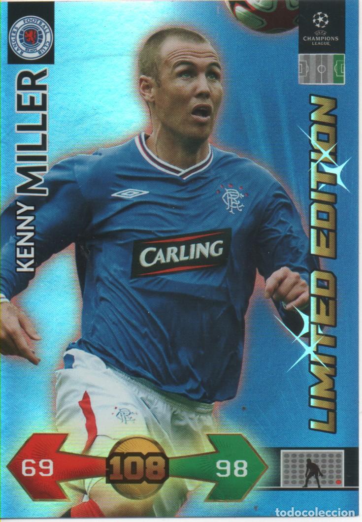 Trading cards: Kenny Miller (Glasgow Rangers) Limited Edition Super Strikes Champions 2009-10 Panini