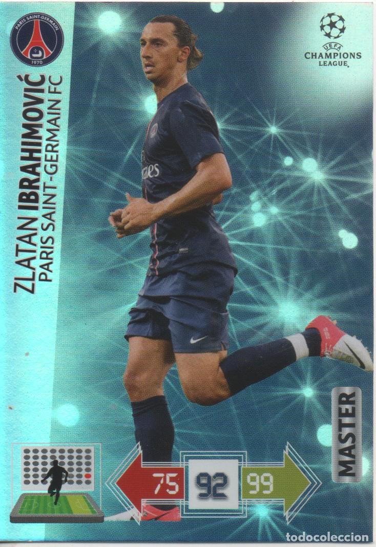 Trading cards: Zlatan Ibrahimovic (PSG) Master Adrenalyn XL Champions 2012-13 Panini