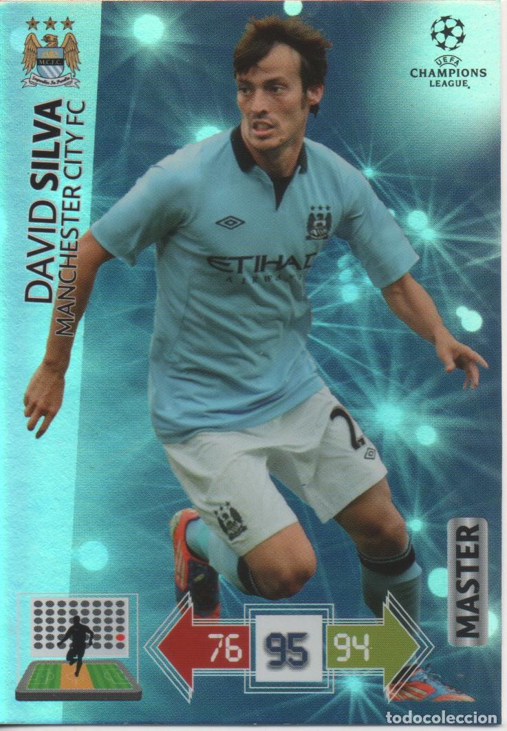 Trading cards: David Silva (Manchester City) Master Adrenalyn XL Champions 2012-13 Panini