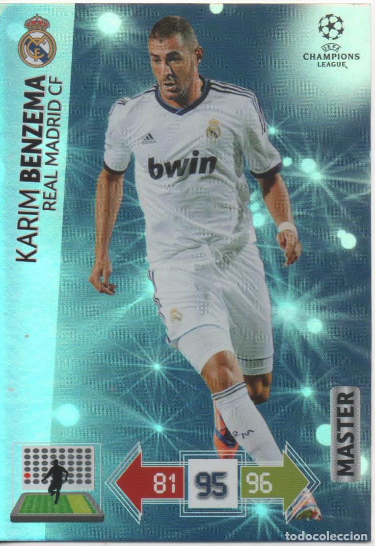 Trading cards: Benzema (Real Madrid) Master Adrenalyn XL Champions 2012-13 Panini