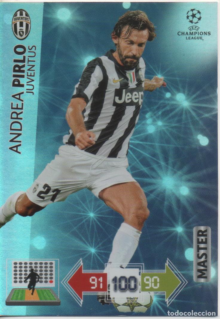 Trading cards: Pirlo (Juventus) Master Adrenalyn XL Champions 2012-13 Panini