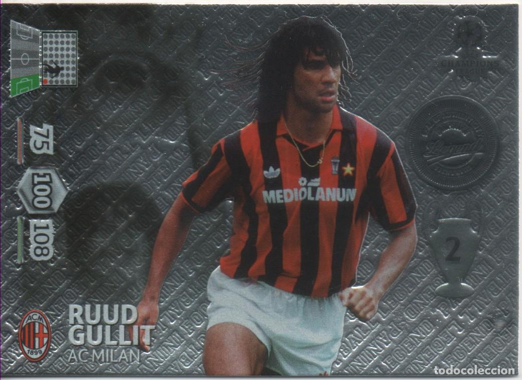Trading cards: Ruud Gullit (Milan) Legend Adrenalyn XL Champions 2012-13 Panini